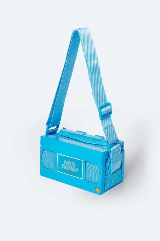 Blue VHS Bag